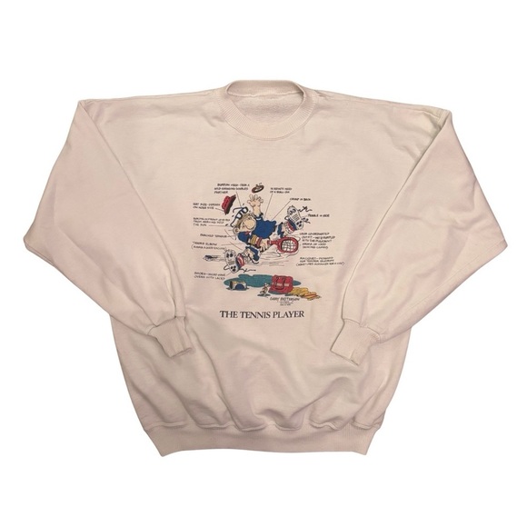 Vintage Other - Vintage Graphic Tennis Sweater